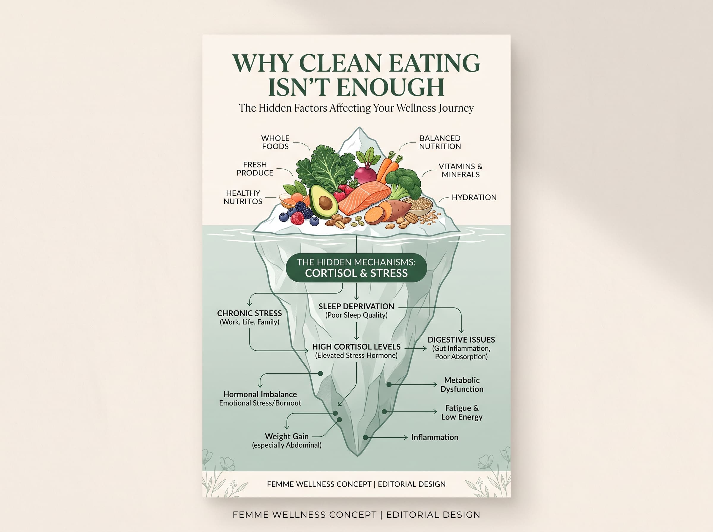 Why You Have Belly Fat Even Though You Eat Clean (The Cortisol Explanation)