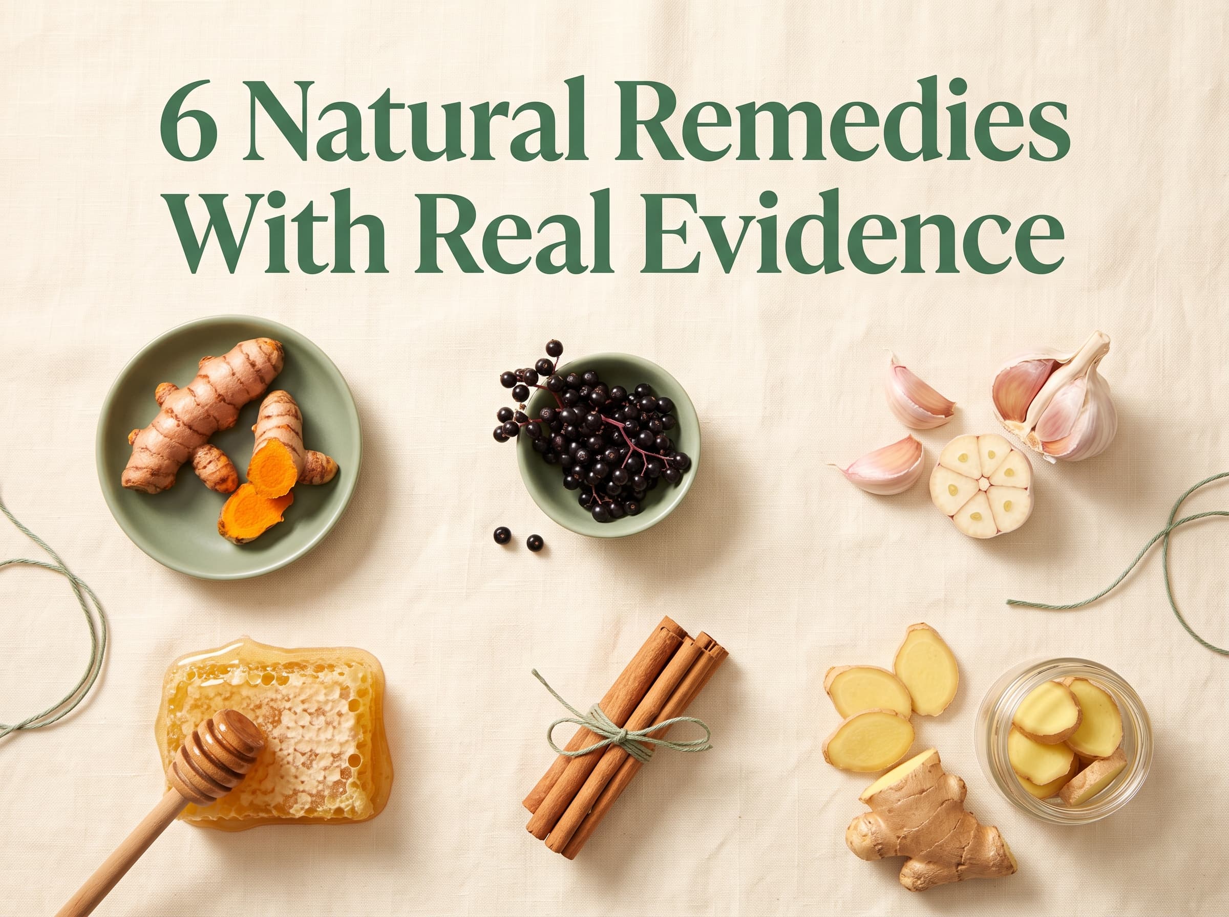 6 Natural Remedies With Clinical Evidence That Actually Deserve Your Attention